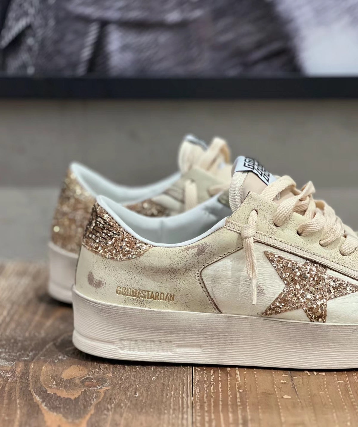 Golden Goose Vintage Distressed Sneakers #251