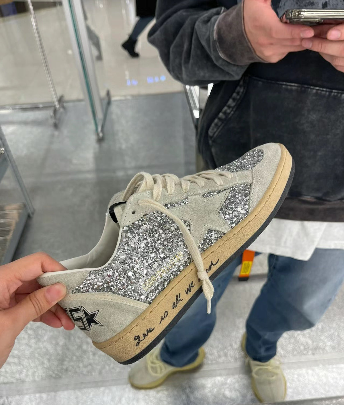 Golden Goose Vintage Distressed Sneakers #106