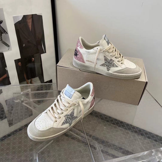 Golden Goose Vintage Distressed Sneakers #105
