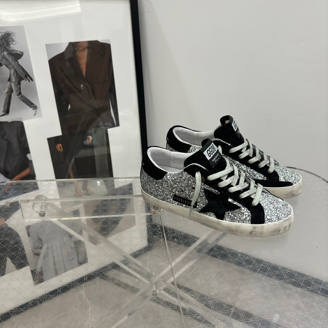 Golden Goose Vintage Distressed Sneakers #295