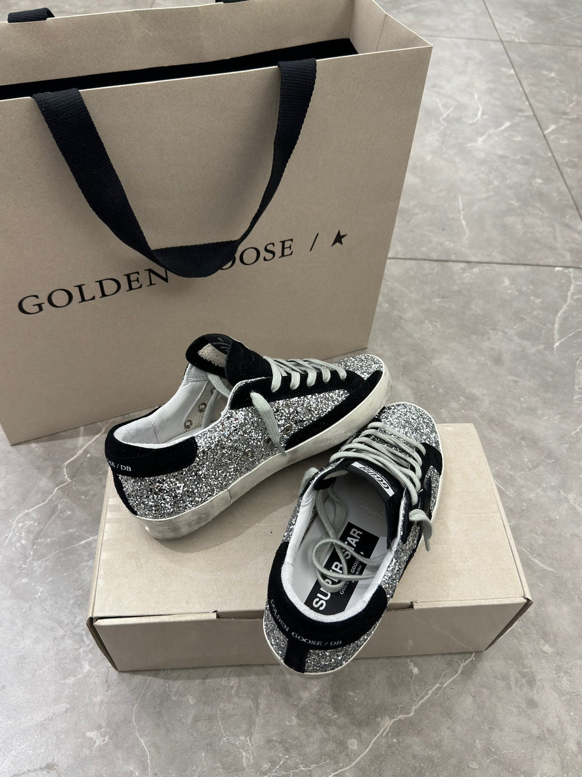 Golden Goose Vintage Distressed Sneakers #295