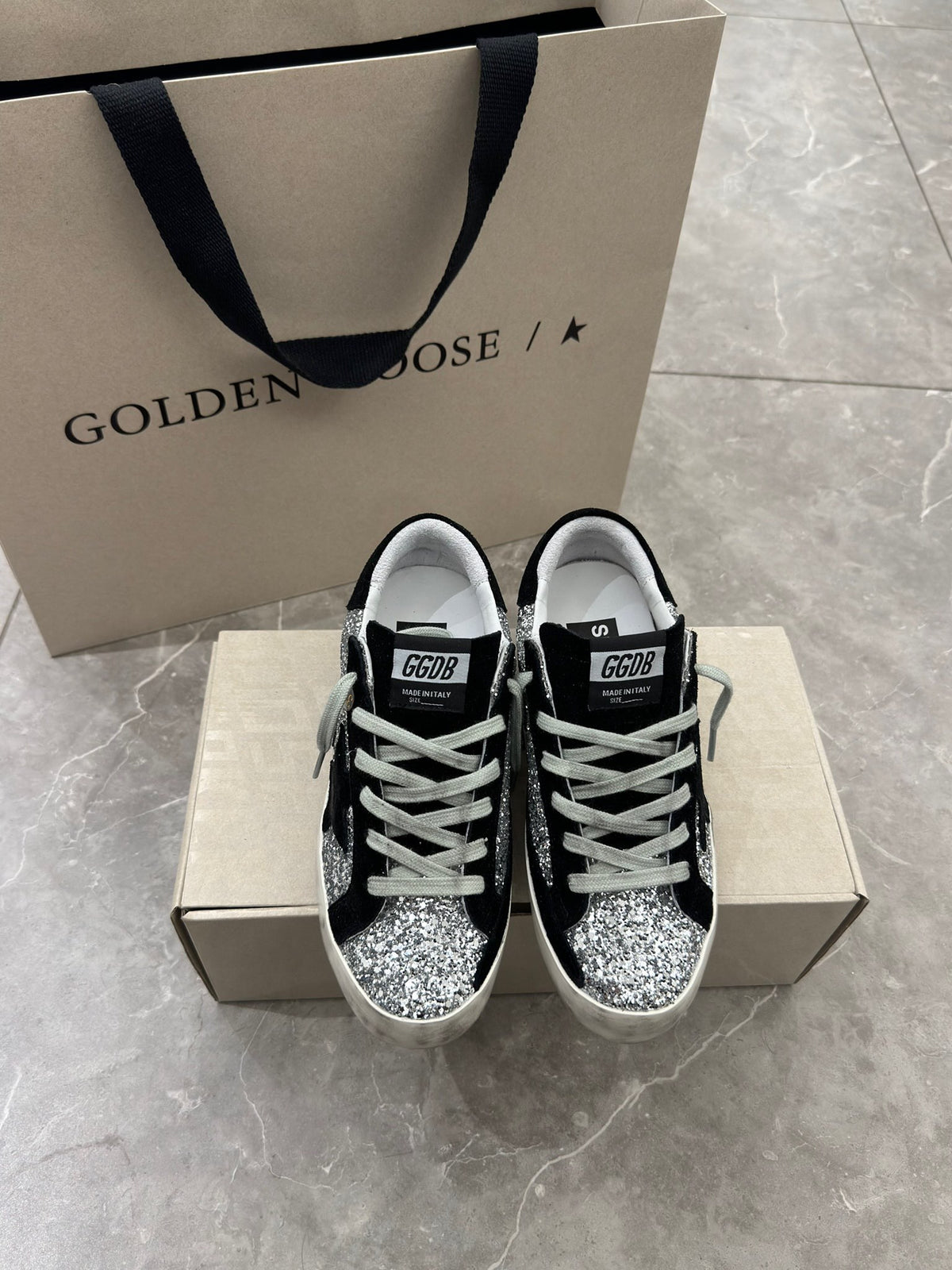 Golden Goose Vintage Distressed Sneakers #295