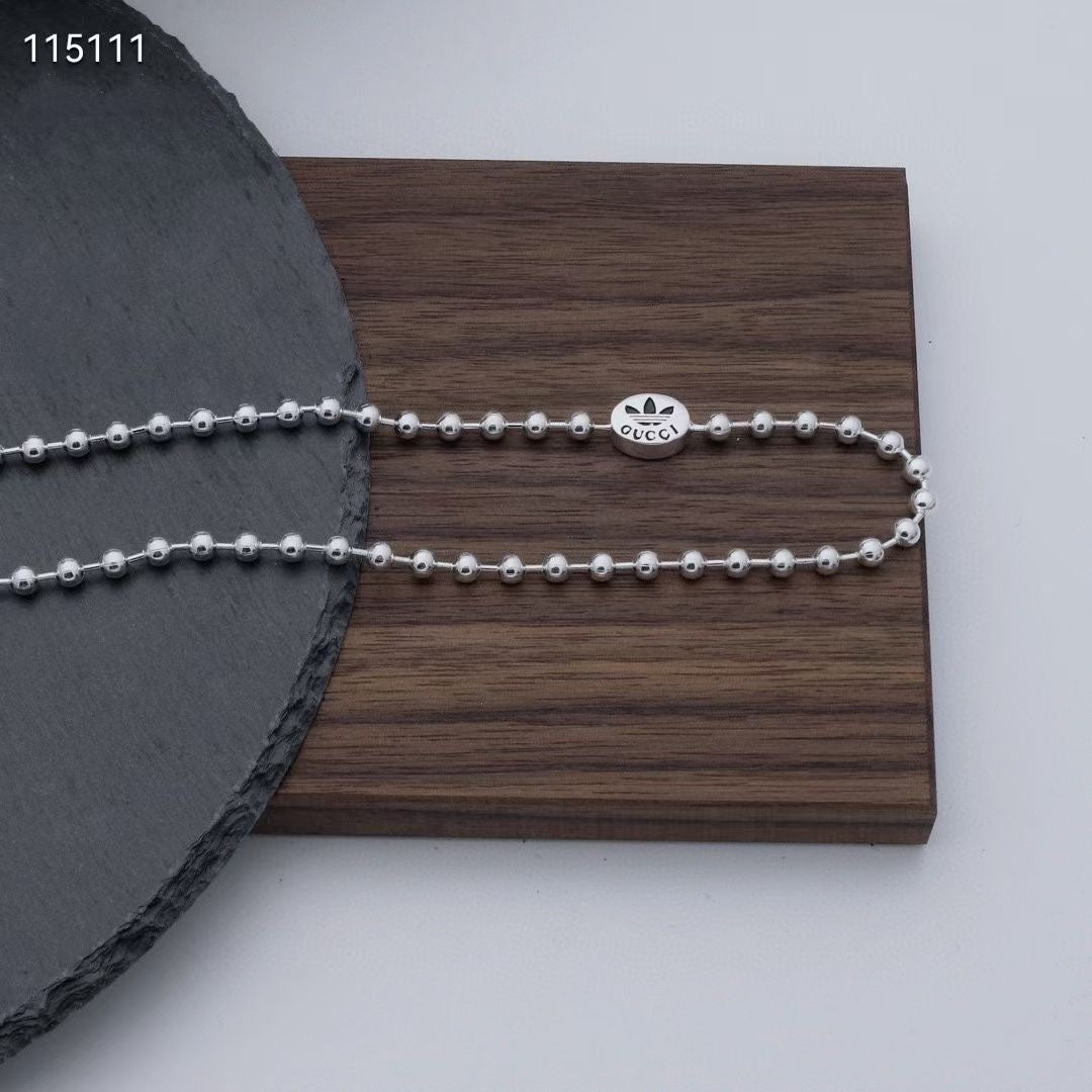Gucci Stainless Steel Enamel Necklace