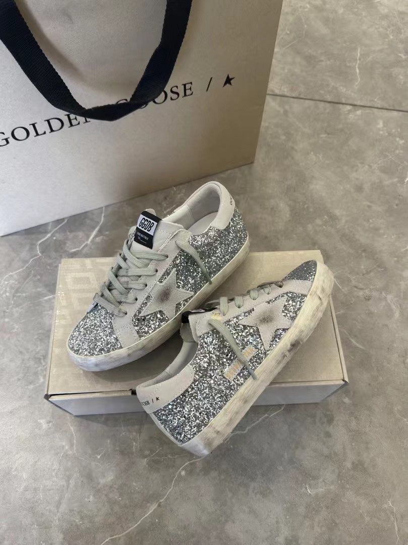 Golden Goose Vintage Distressed Sneakers #249