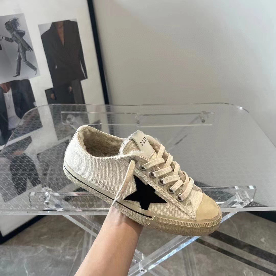 Golden Goose Vintage Distressed Sneakers #027
