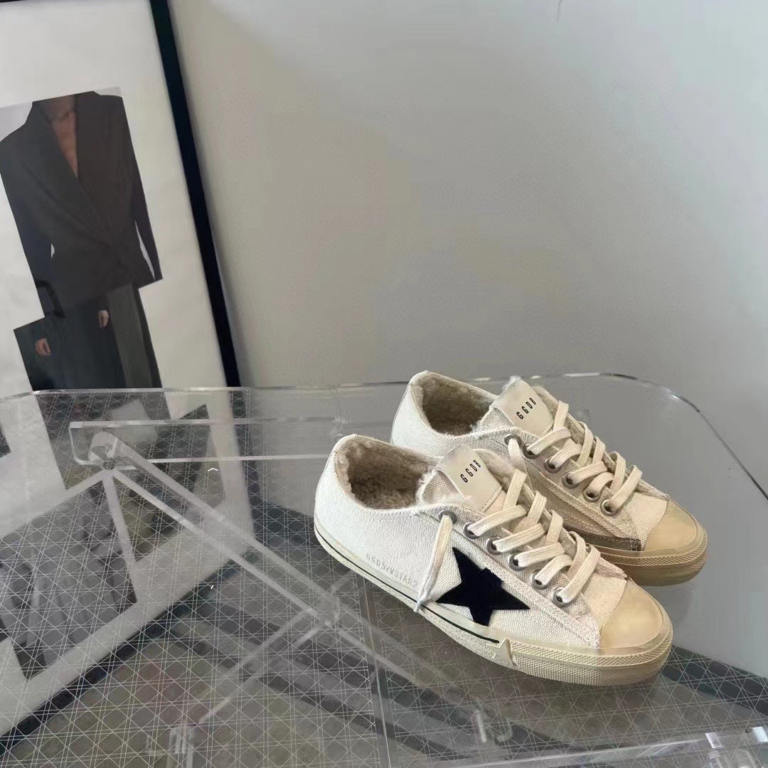 Golden Goose Vintage Distressed Sneakers #027