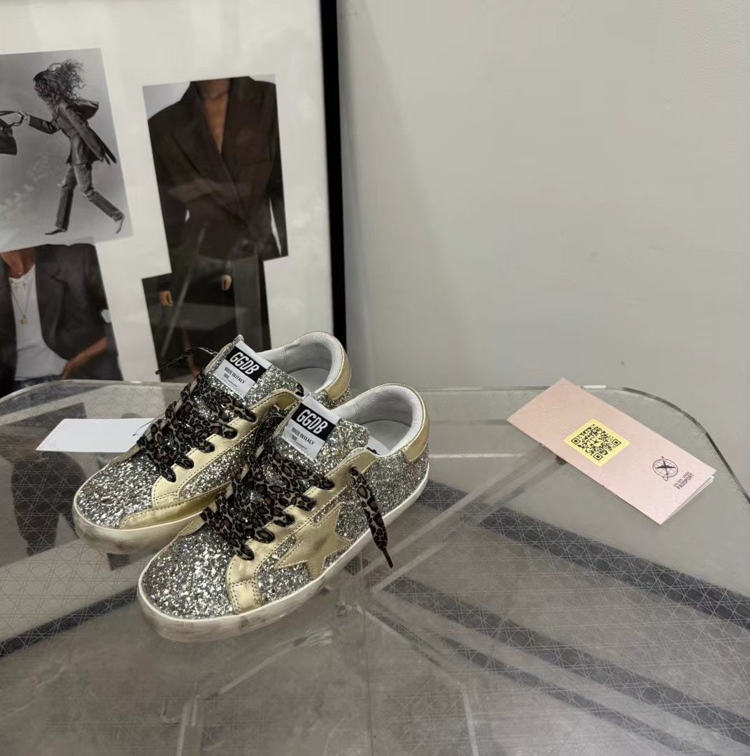 Golden Goose Vintage Distressed Sneakers #241