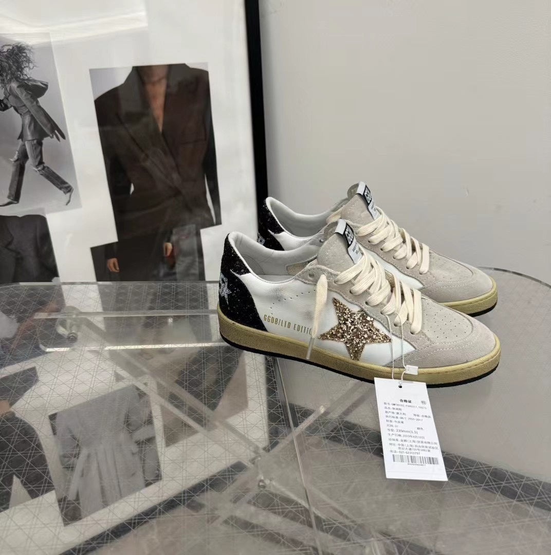 Golden Goose Vintage Distressed Sneakers #216