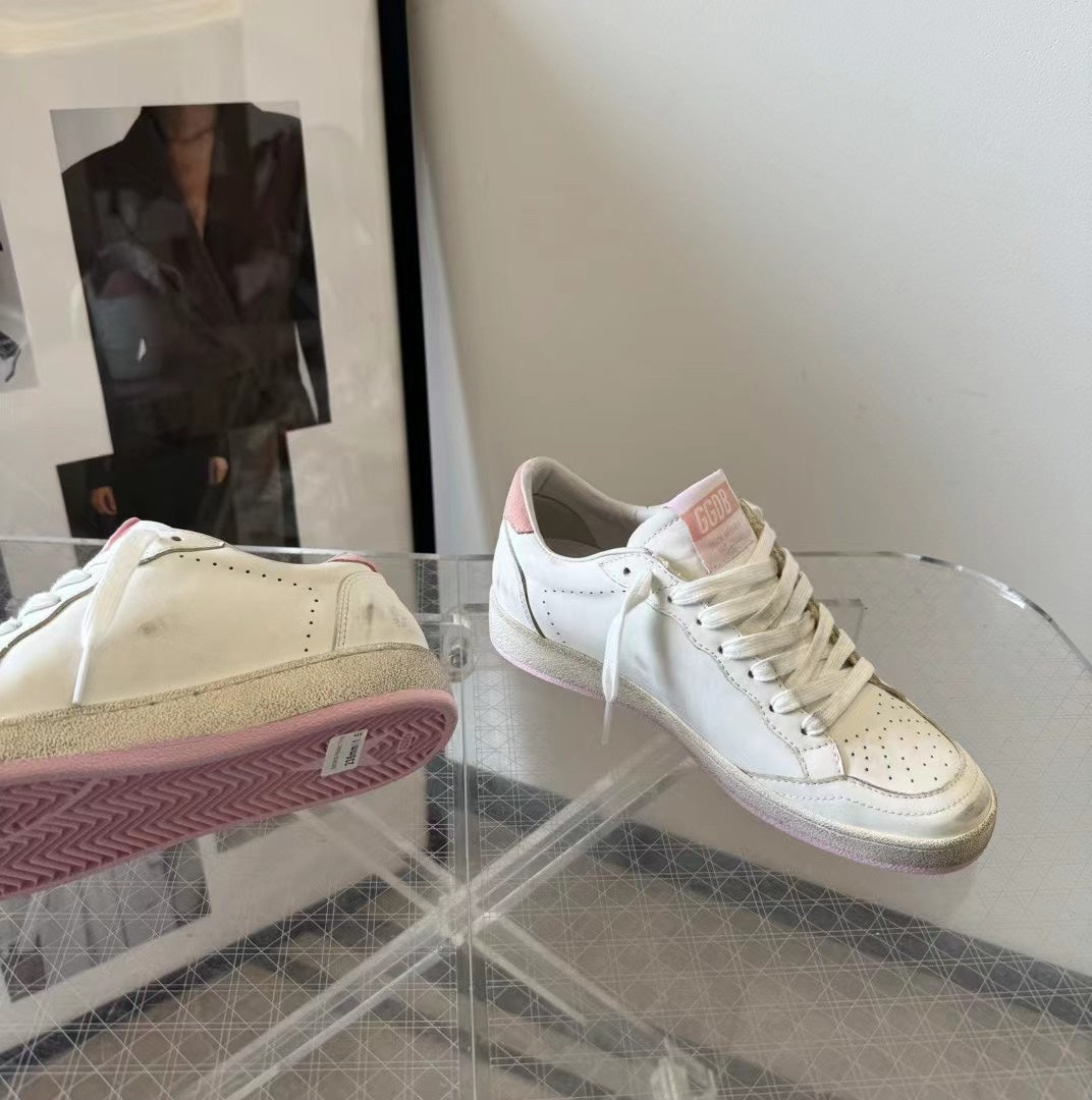 Golden Goose Vintage Distressed Sneakers #083