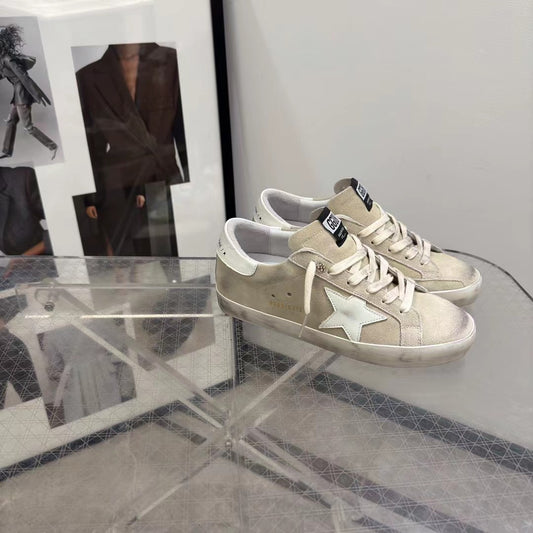 Golden Goose Vintage Distressed Sneakers #073