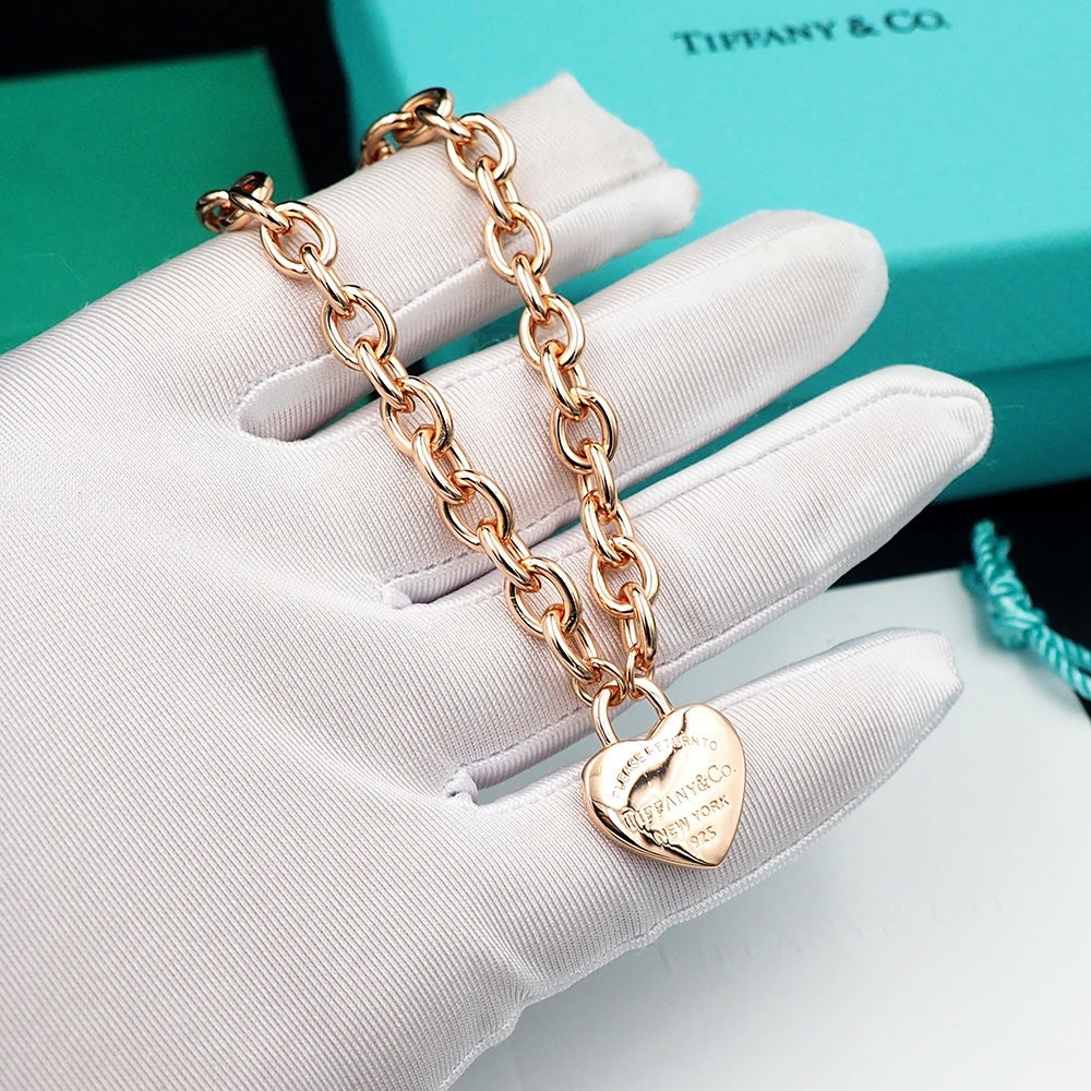 Tiffany & Co. Heart T Motif Bracelet