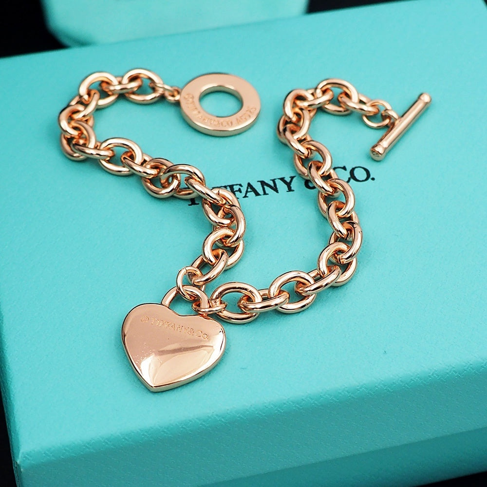 Tiffany & Co. Heart T Motif Bracelet