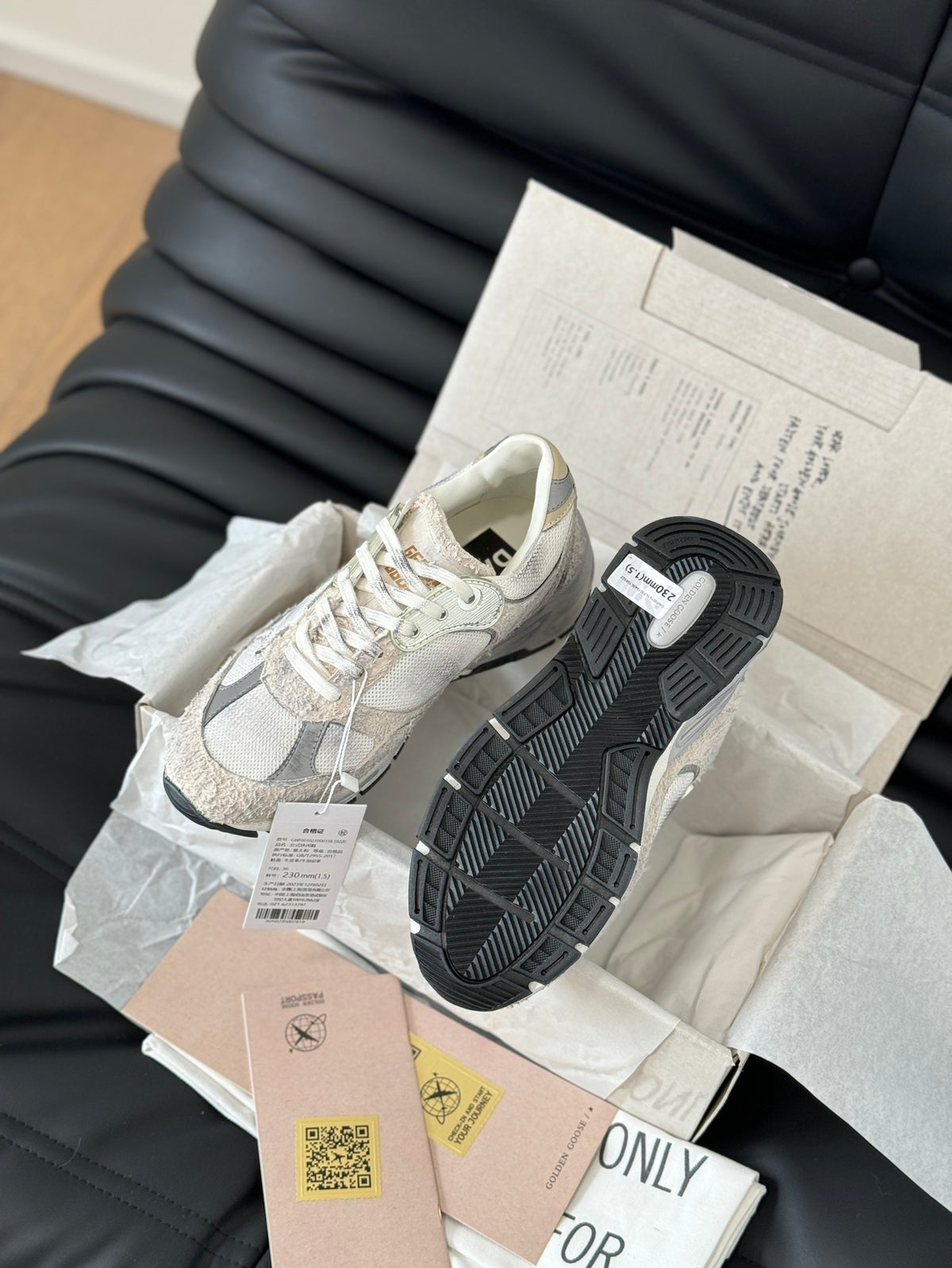 Golden Goose Vintage Distressed Sneakers #150