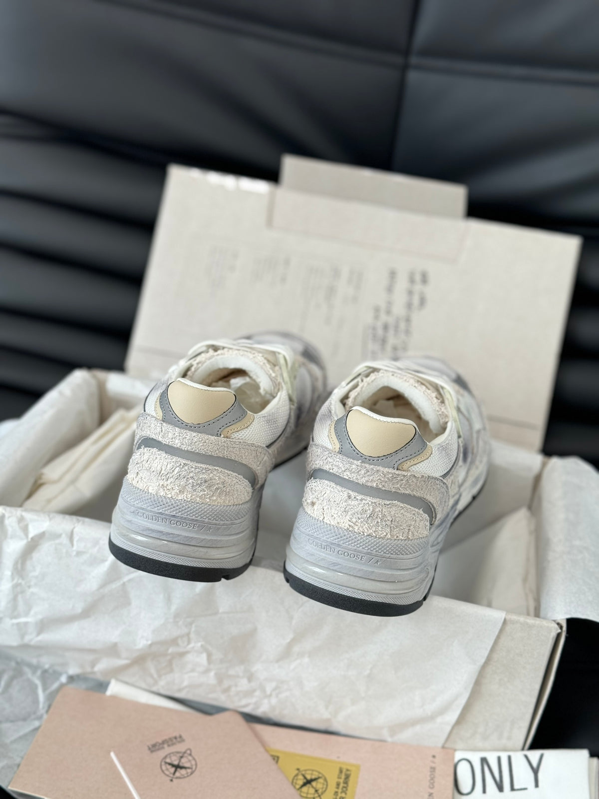 Golden Goose Vintage Distressed Sneakers #150