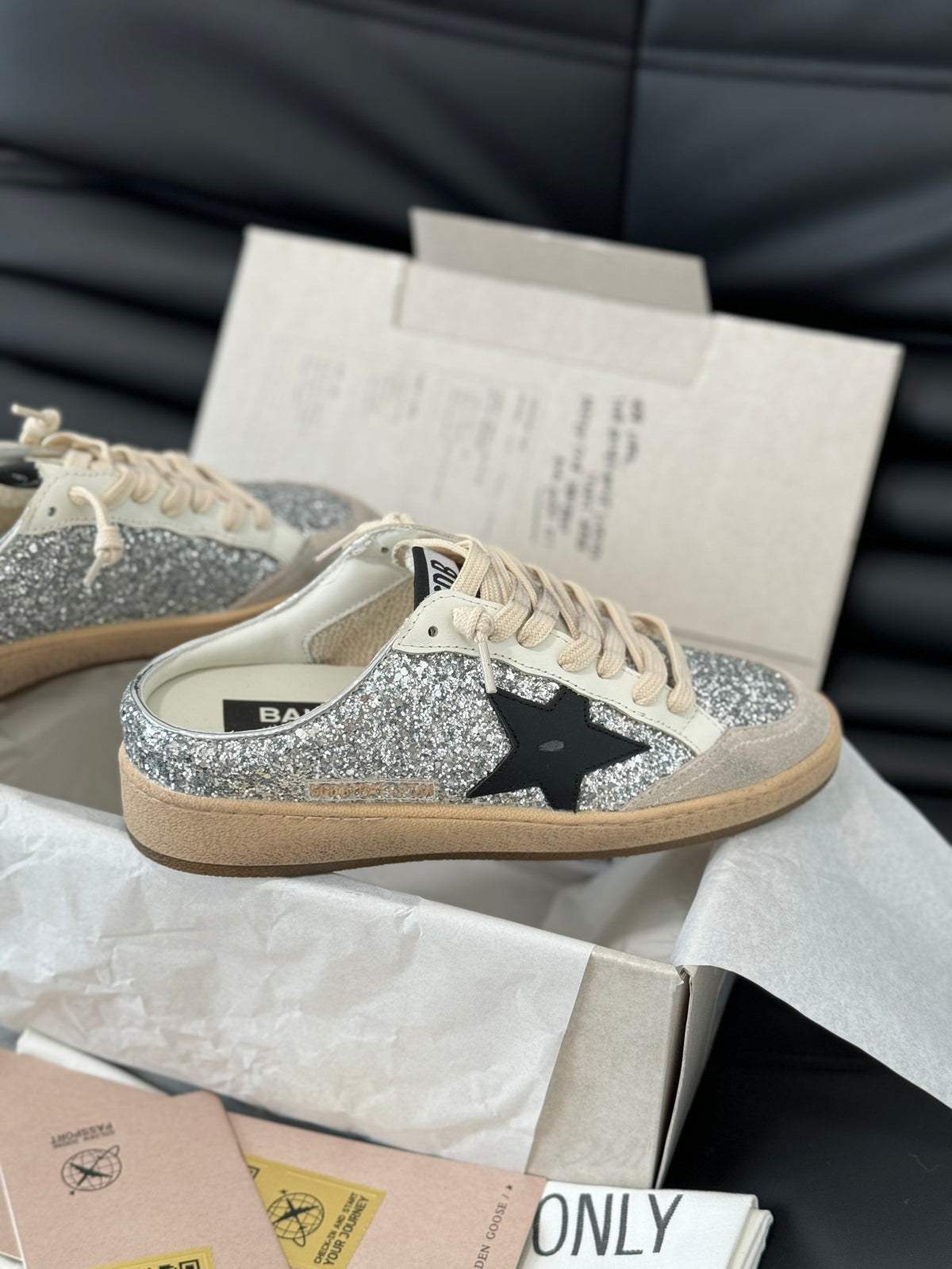 Golden Goose Vintage Distressed Sneakers #300