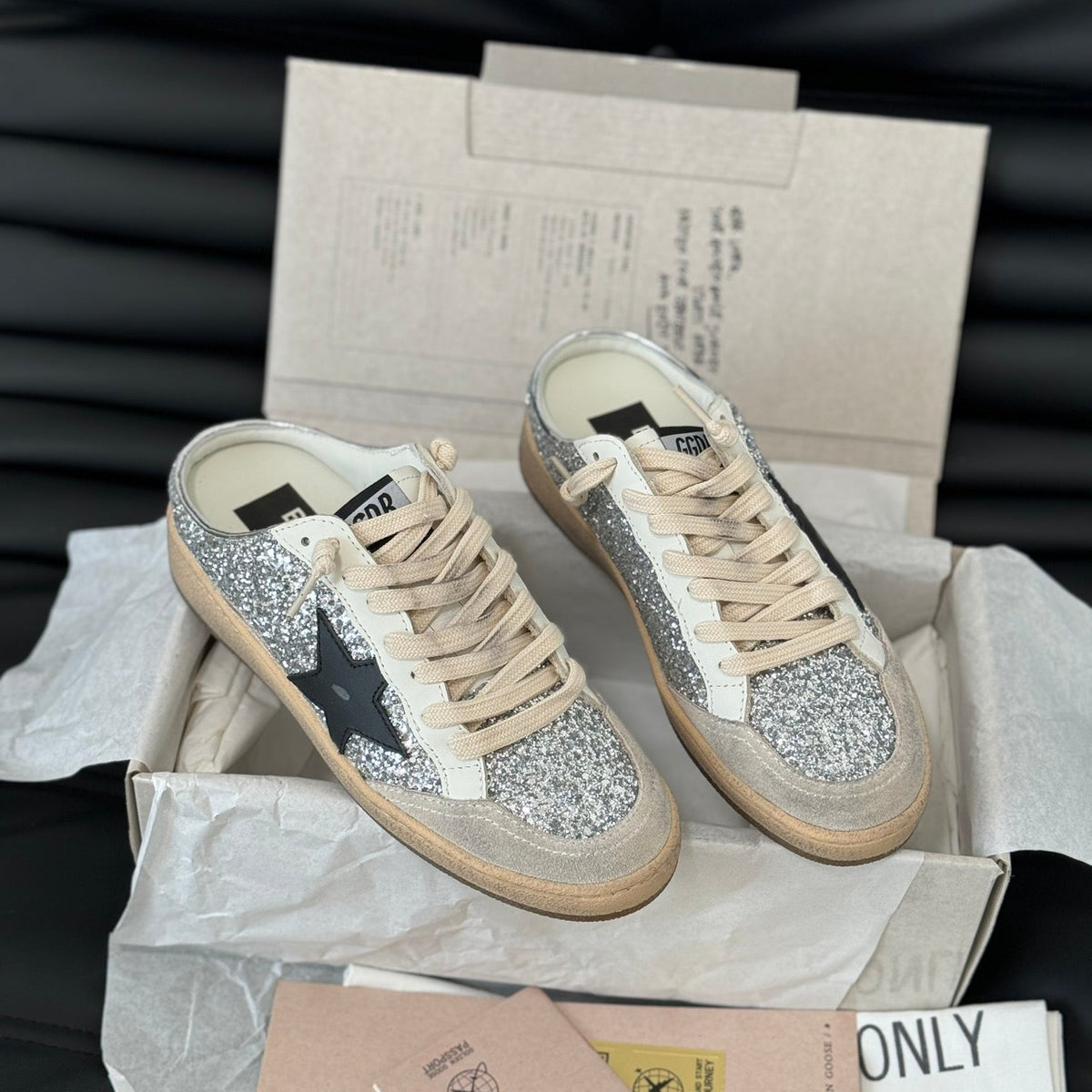 Golden Goose Vintage Distressed Sneakers #300