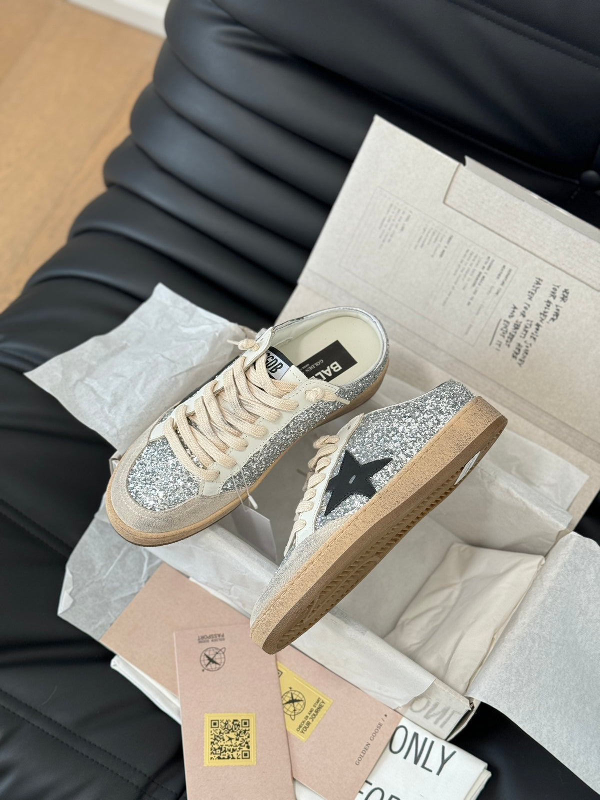 Golden Goose Vintage Distressed Sneakers #300