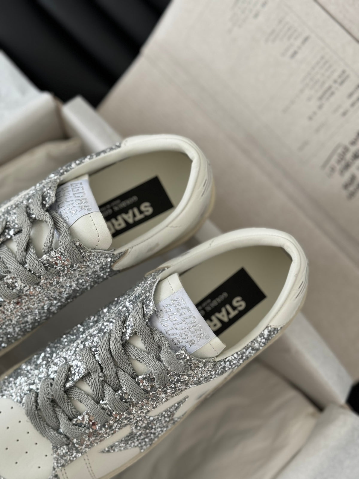 Golden Goose Vintage Distressed Sneakers #223