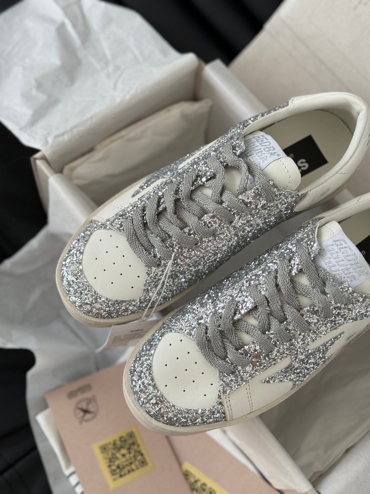 Golden Goose Vintage Distressed Sneakers #223