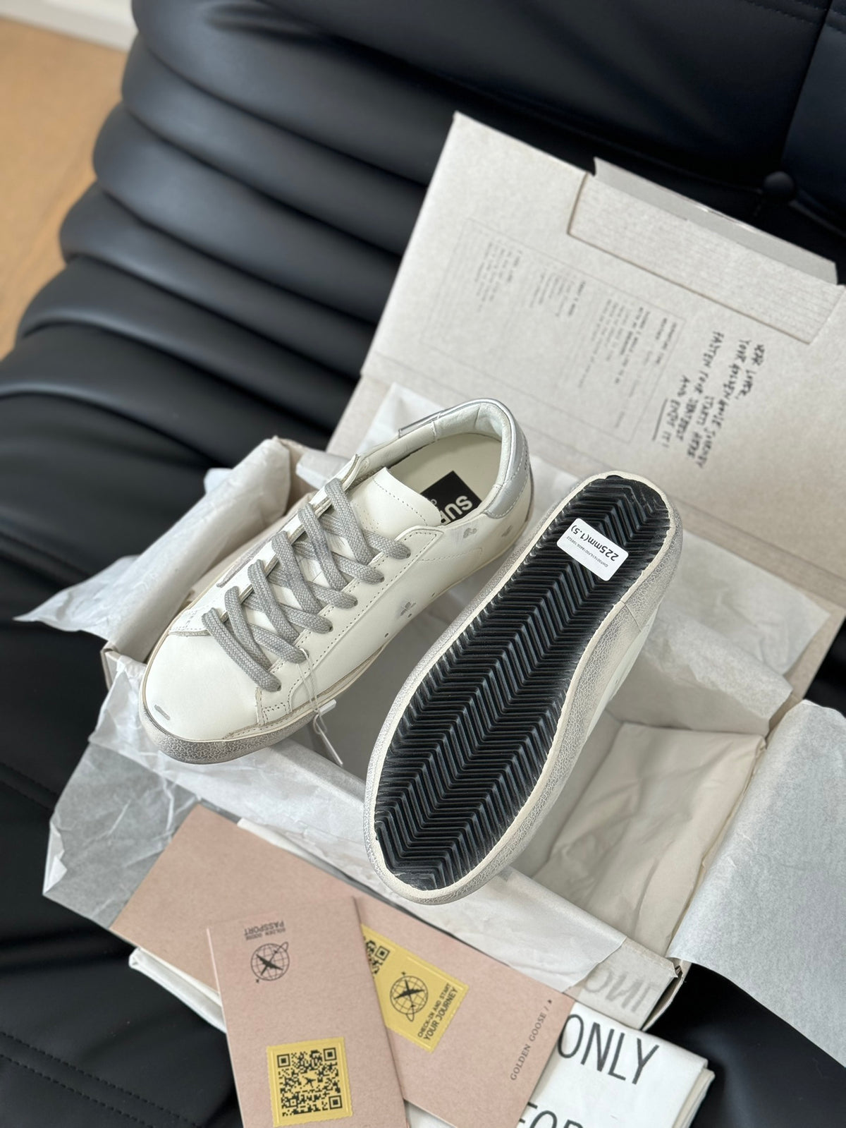 Golden Goose Vintage Distressed Sneakers #135