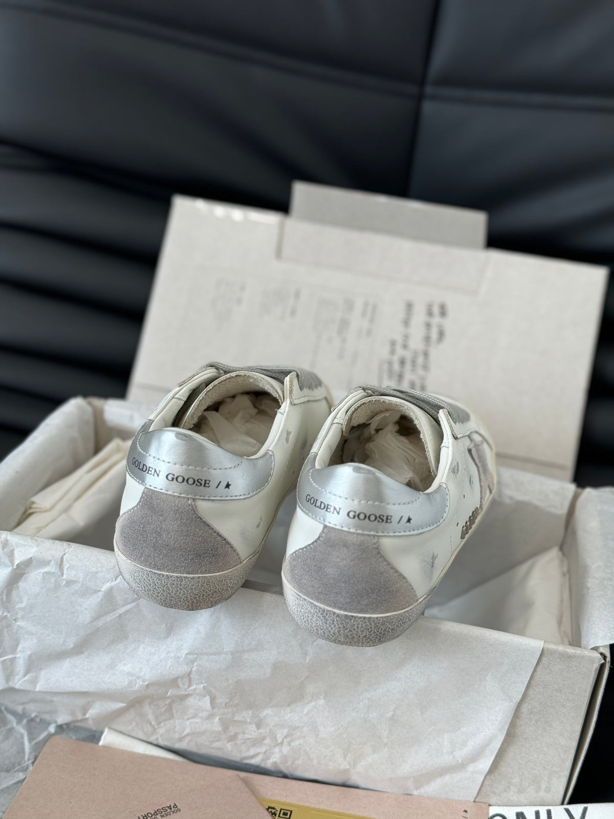 Golden Goose Vintage Distressed Sneakers #135