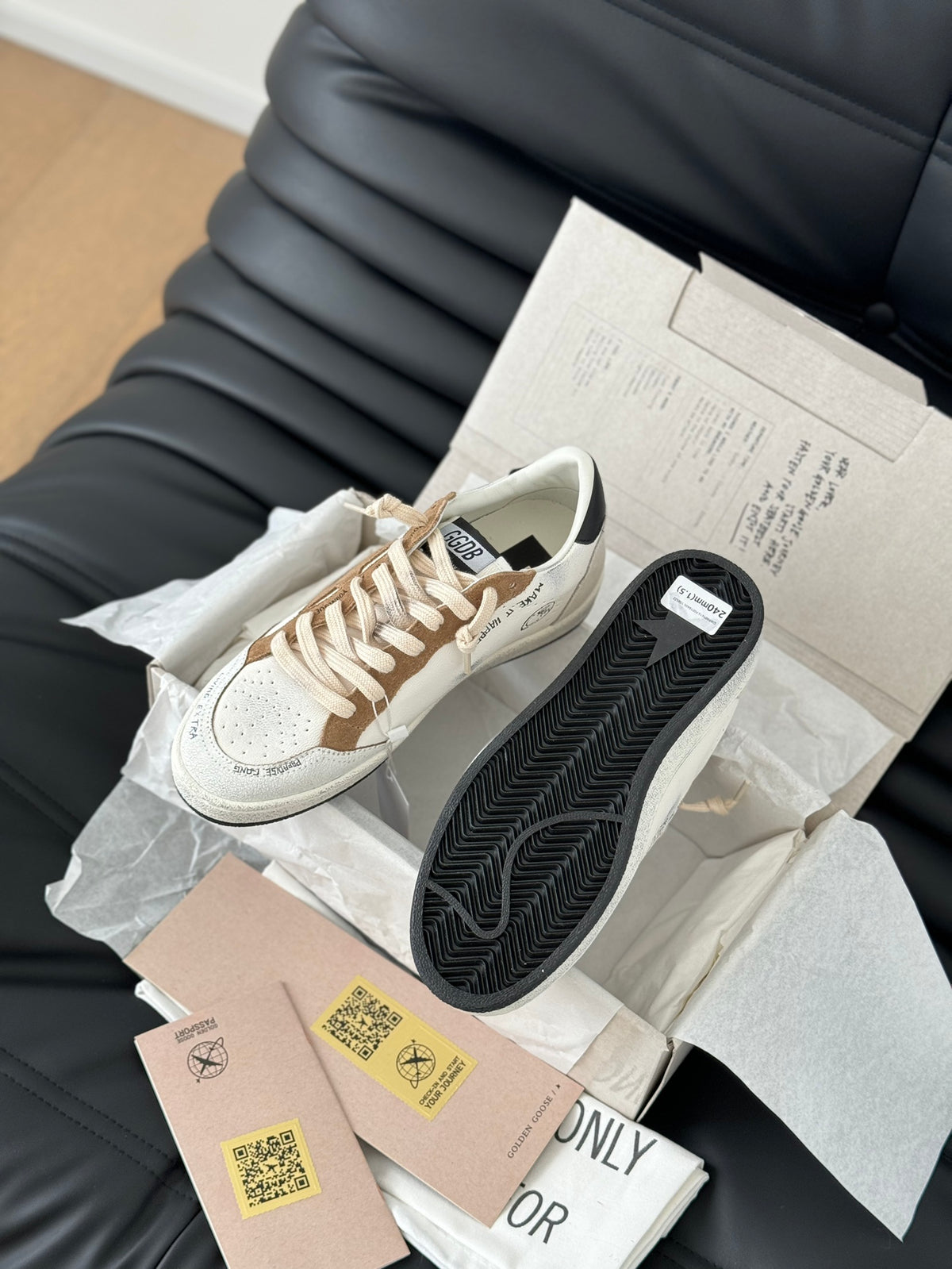 Golden Goose Vintage Distressed Sneakers #289