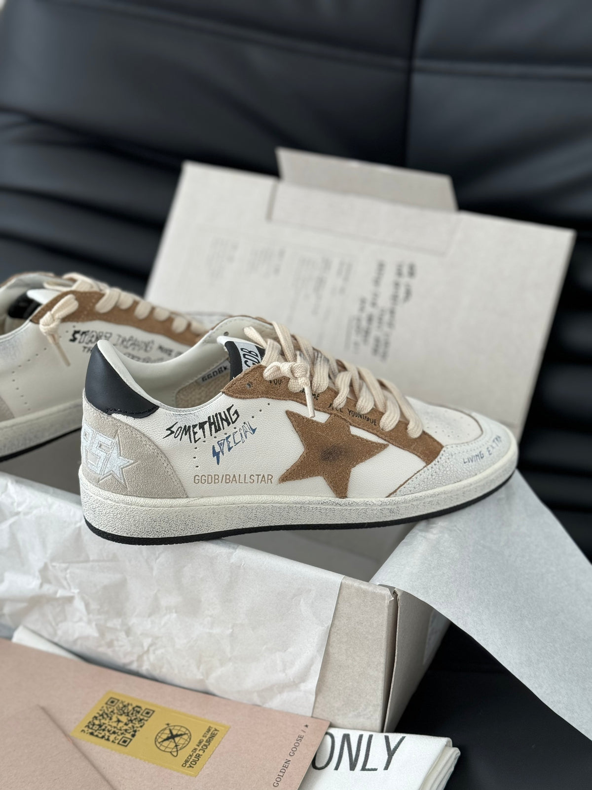 Golden Goose Vintage Distressed Sneakers #289