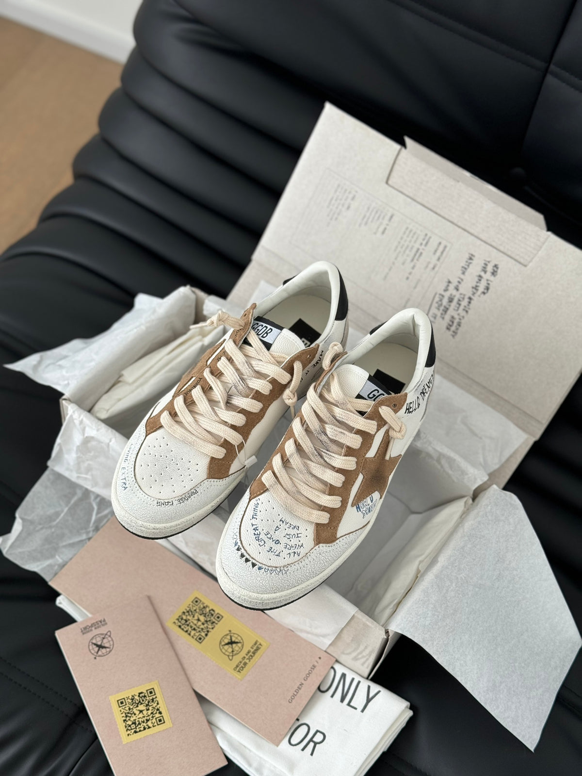 Golden Goose Vintage Distressed Sneakers #289