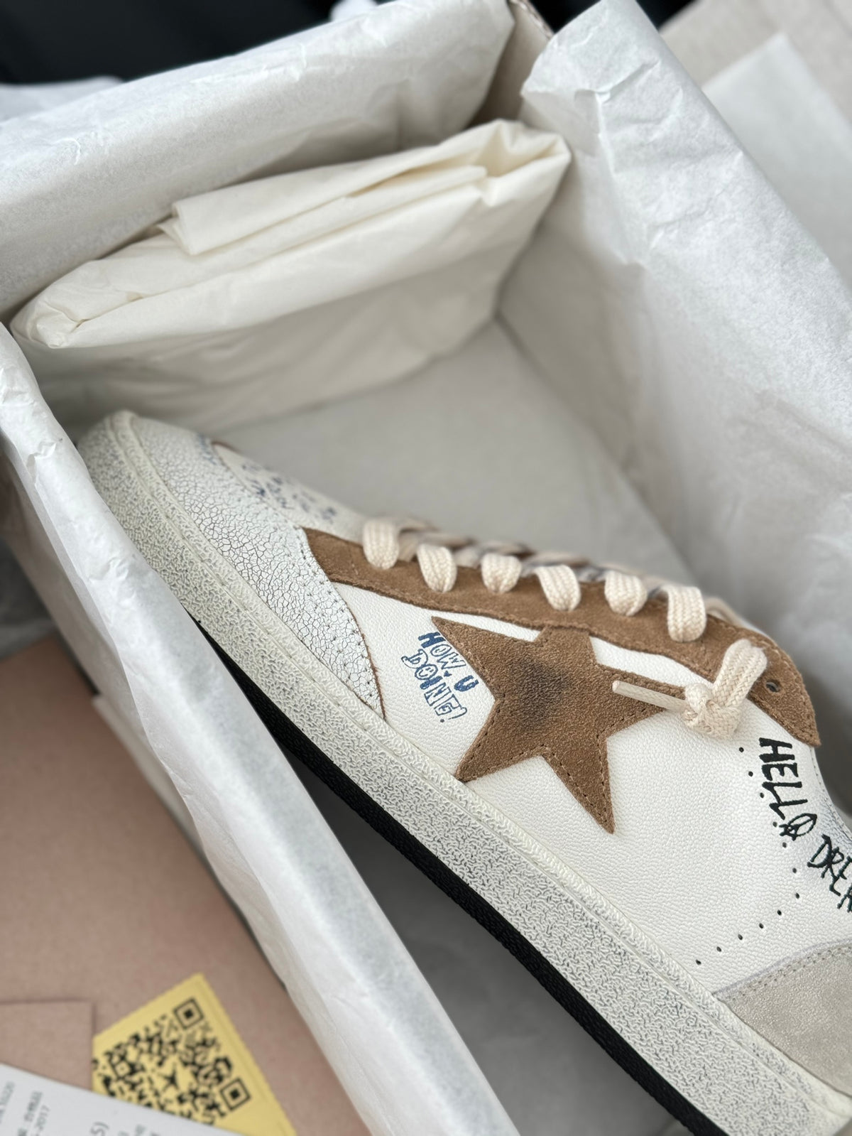 Golden Goose Vintage Distressed Sneakers #289