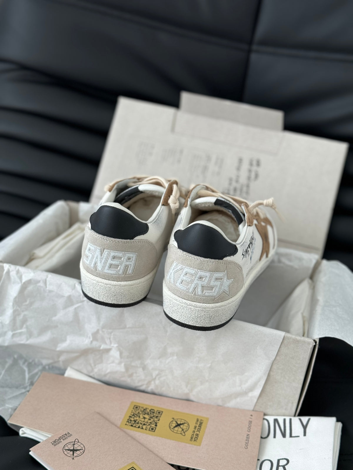 Golden Goose Vintage Distressed Sneakers #289