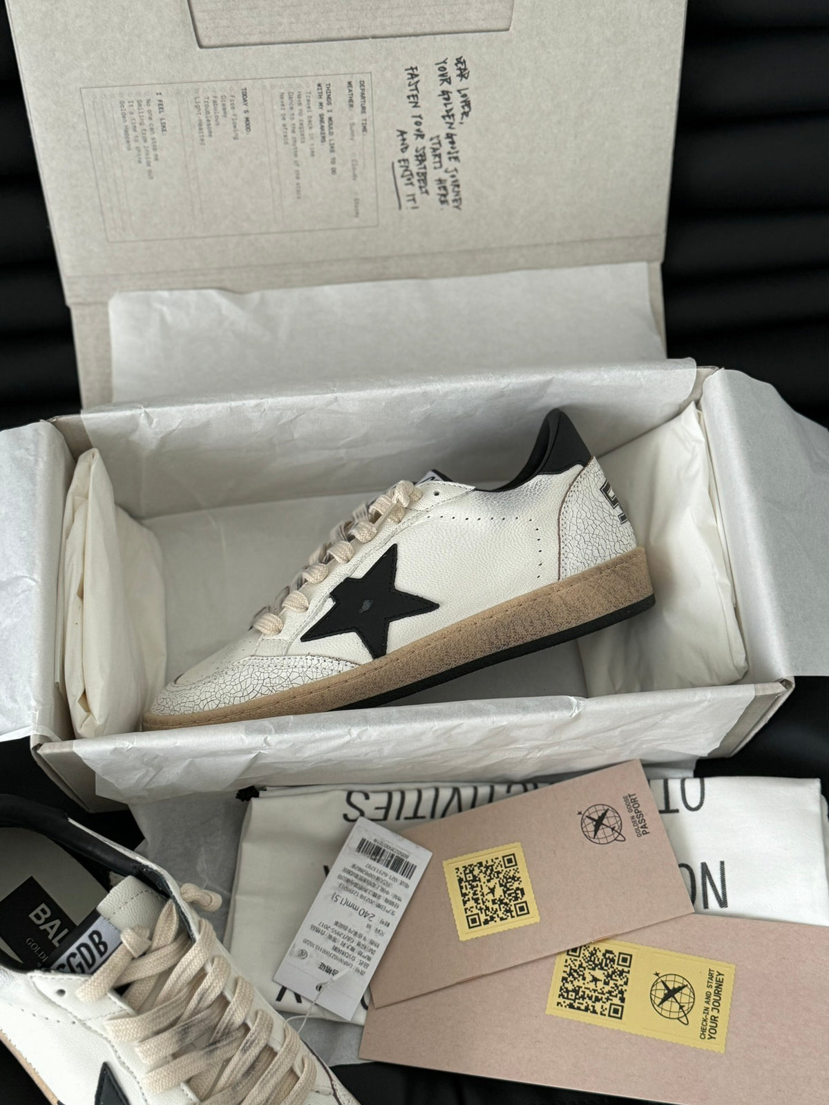 Golden Goose Vintage Distressed Sneakers #093