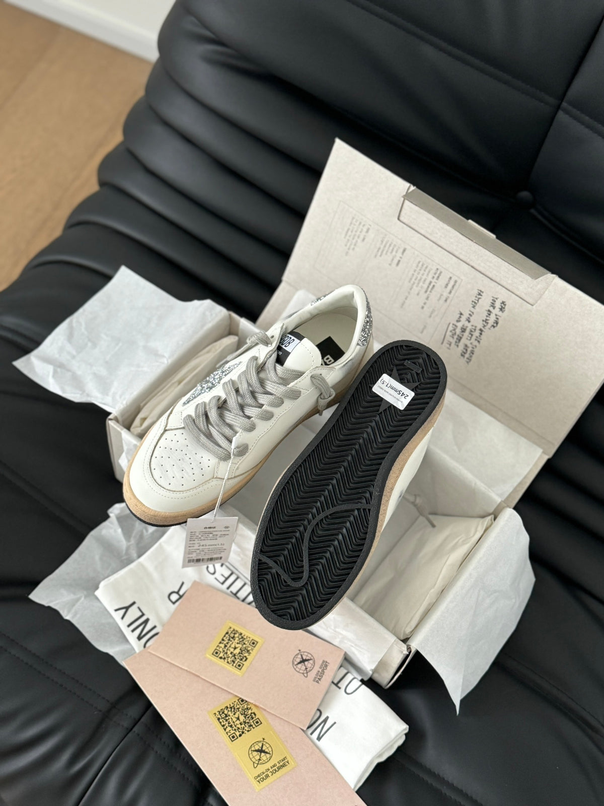 Golden Goose Vintage Distressed Sneakers #123