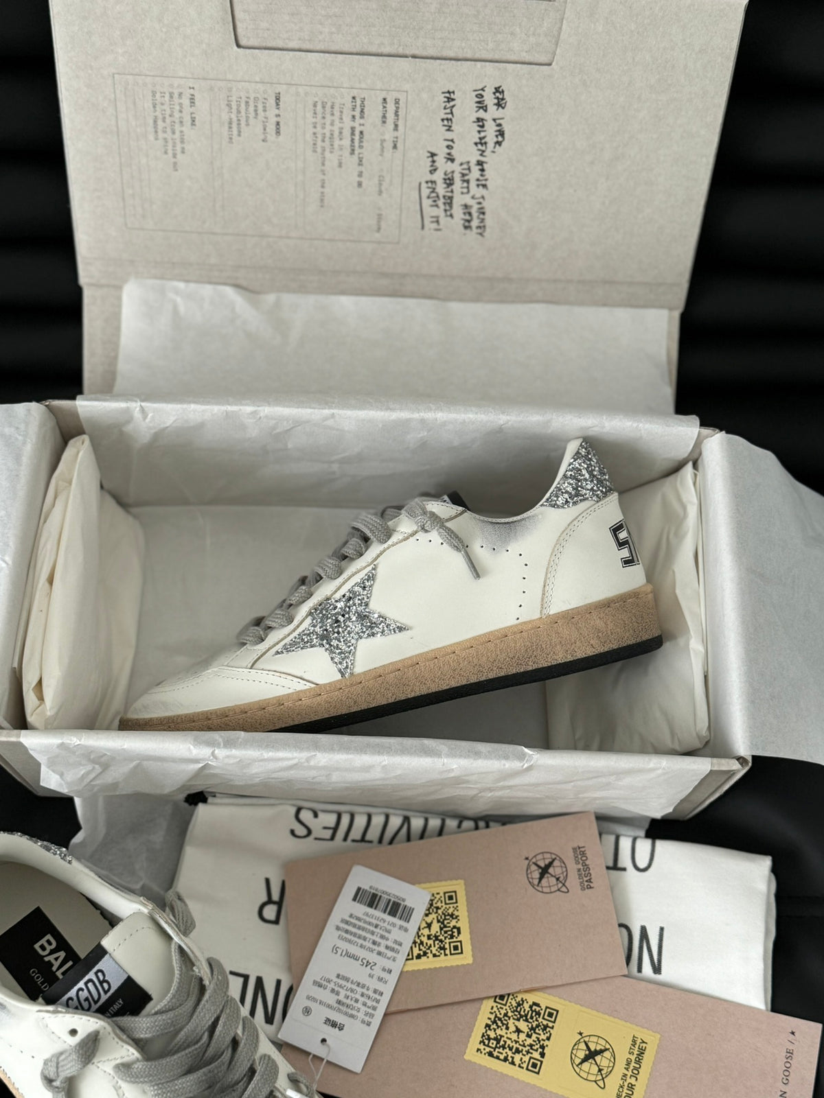 Golden Goose Vintage Distressed Sneakers #123