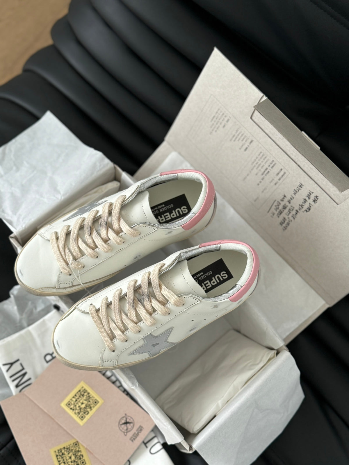 Golden Goose Vintage Distressed Sneakers #225