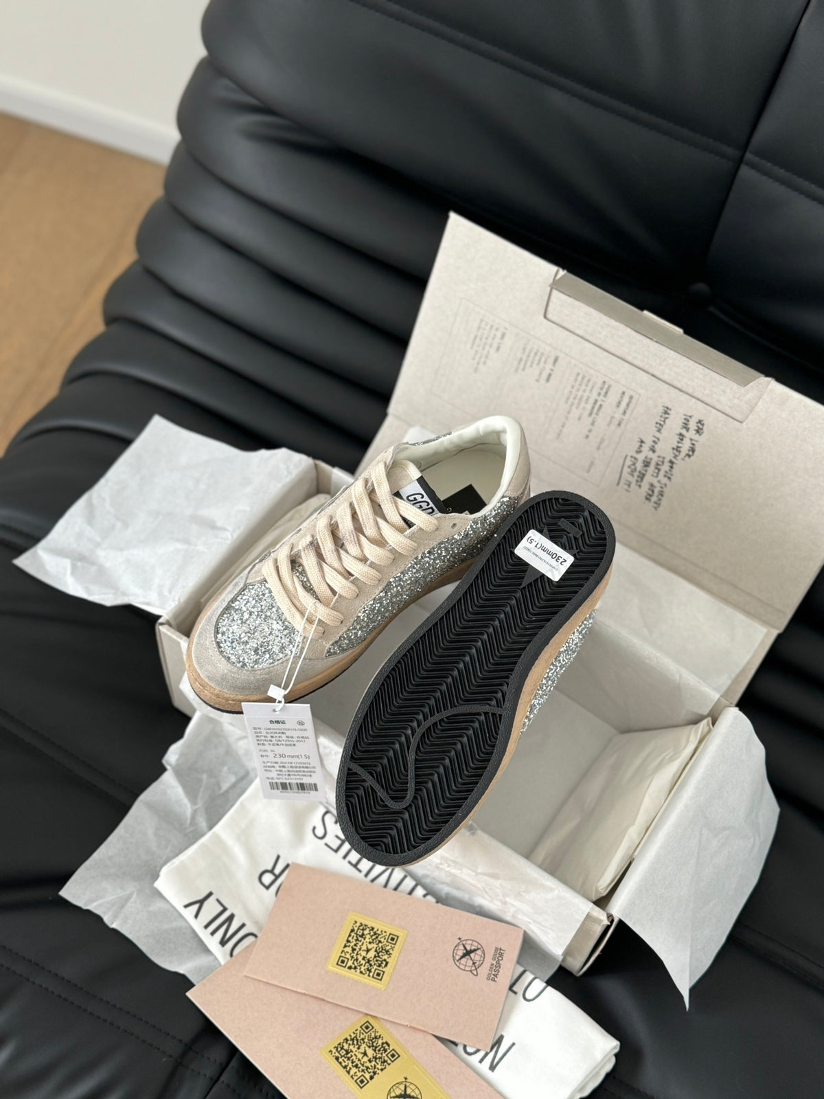 Golden Goose Vintage Distressed Sneakers #092