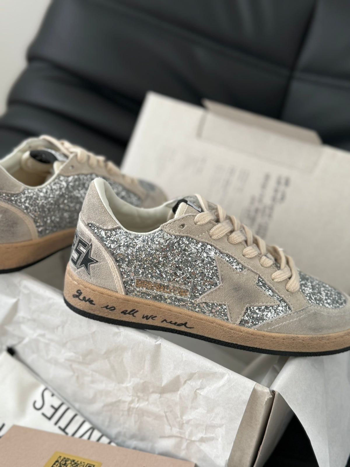 Golden Goose Vintage Distressed Sneakers #092