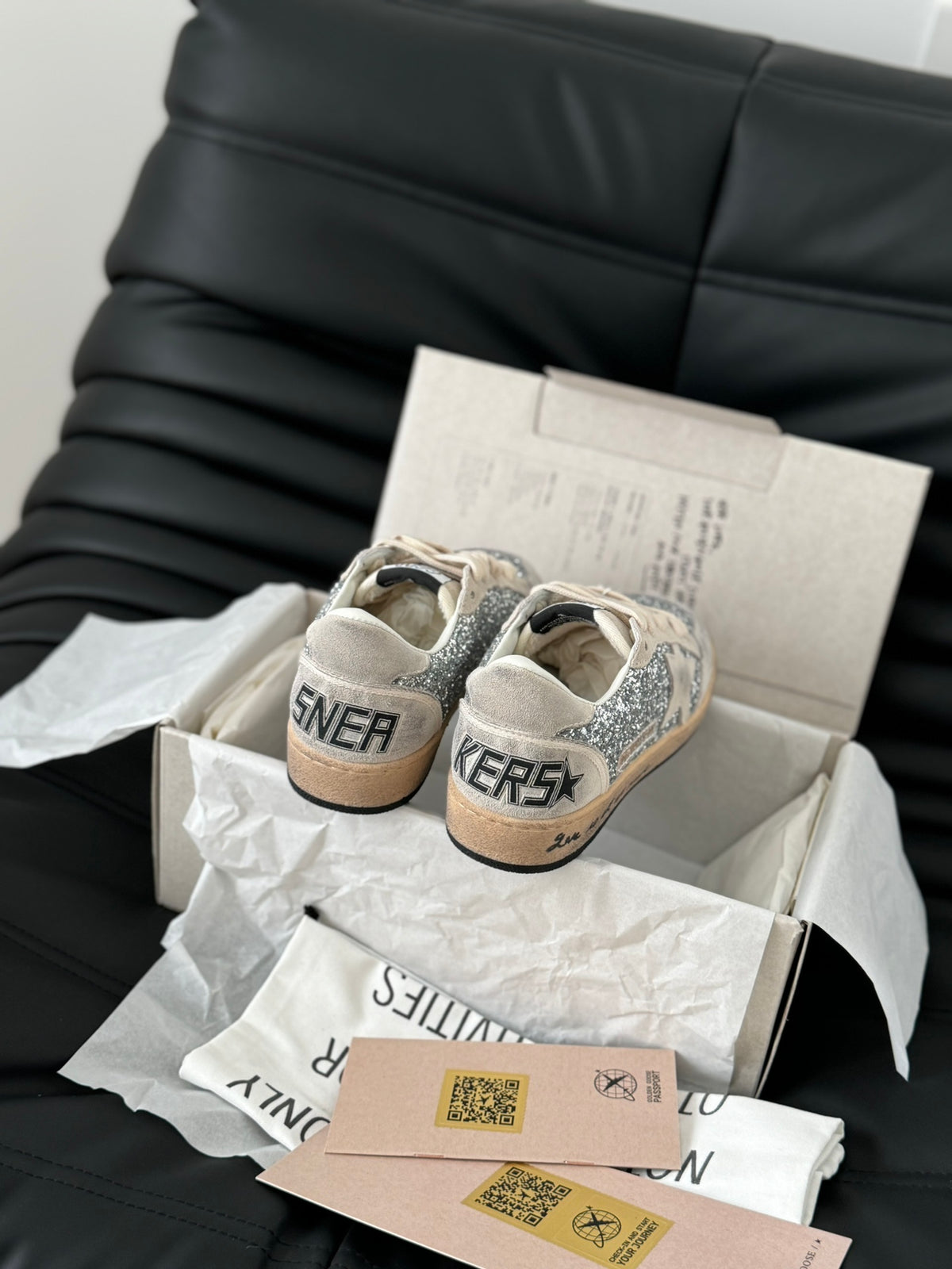 Golden Goose Vintage Distressed Sneakers #092