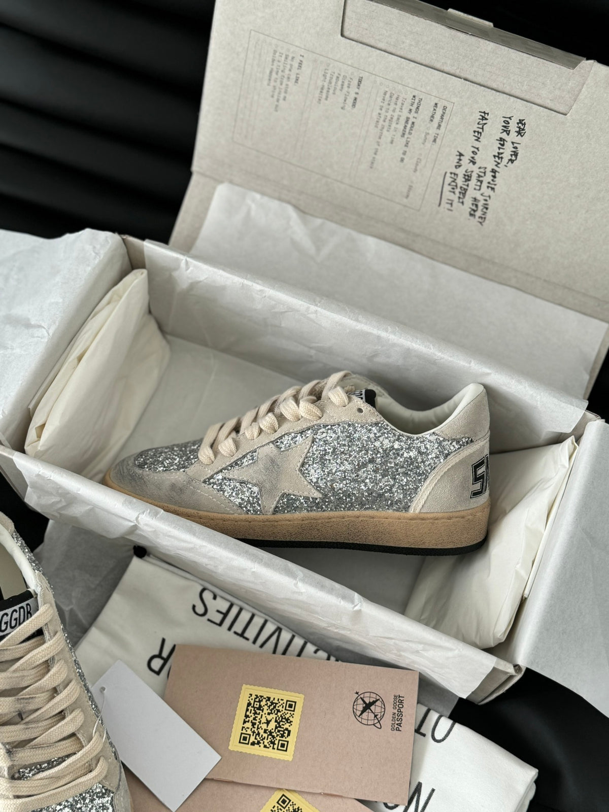 Golden Goose Vintage Distressed Sneakers #092