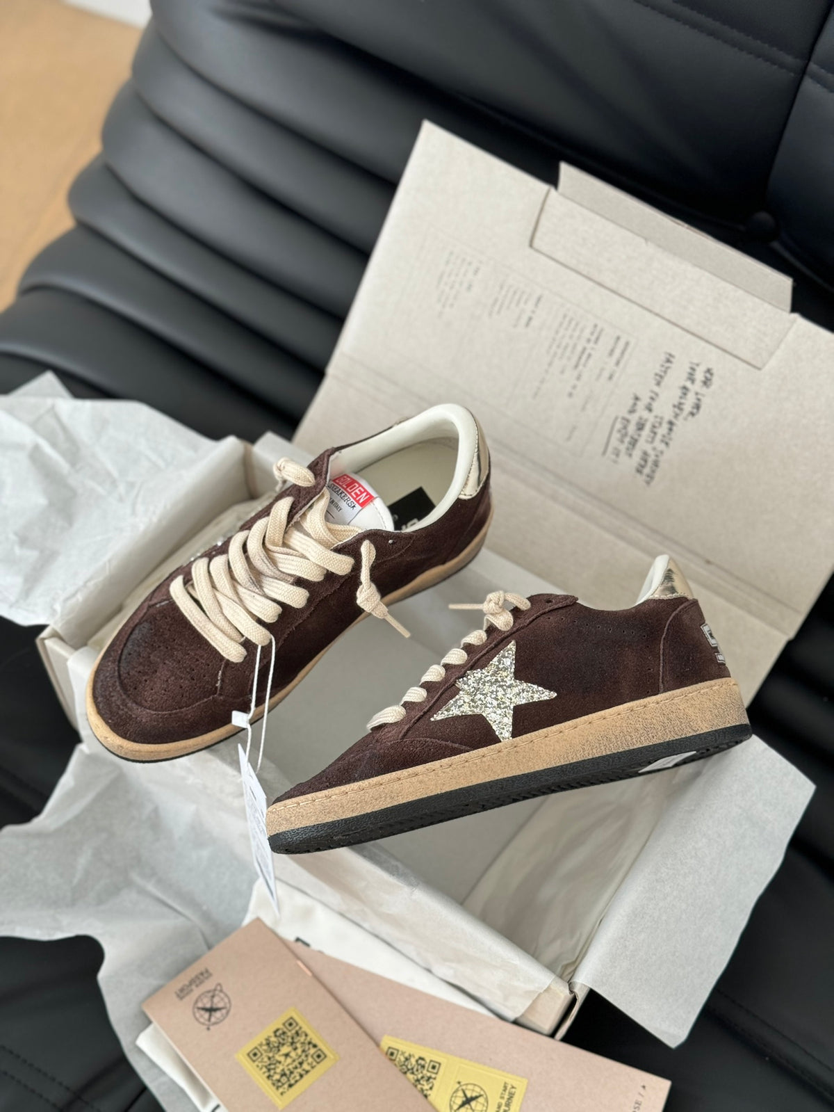 Golden Goose Vintage Distressed Sneakers #294
