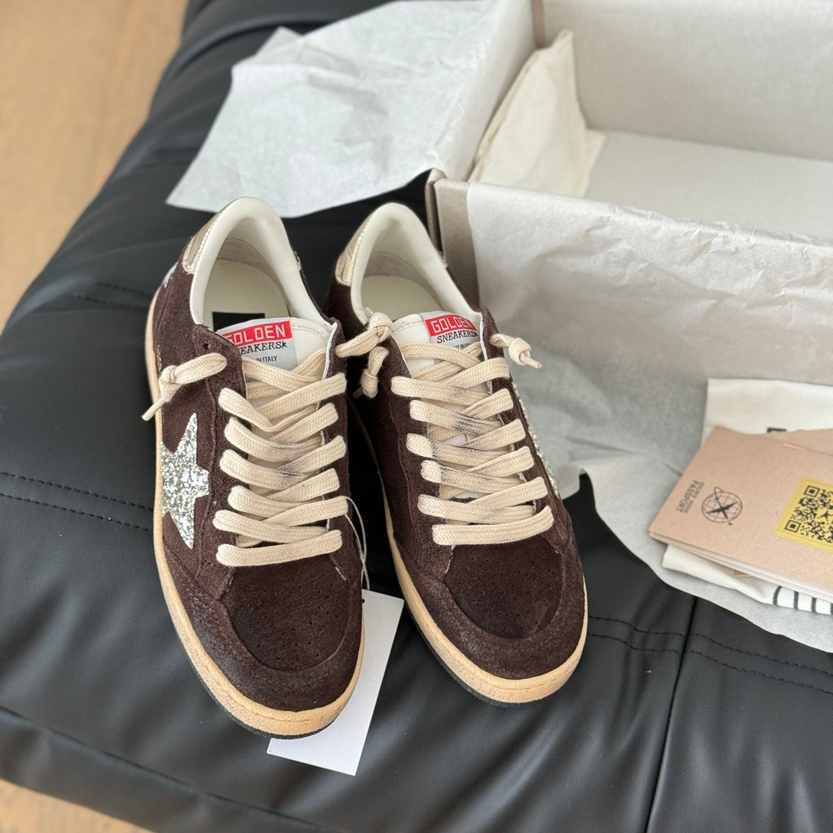 Golden Goose Vintage Distressed Sneakers #294