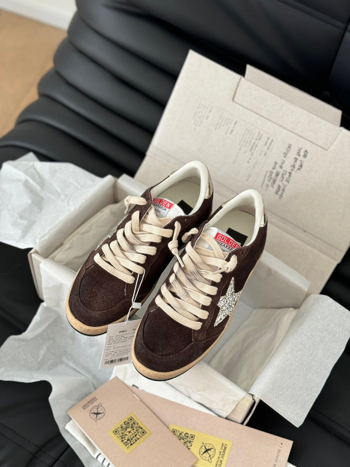 Golden Goose Vintage Distressed Sneakers #294