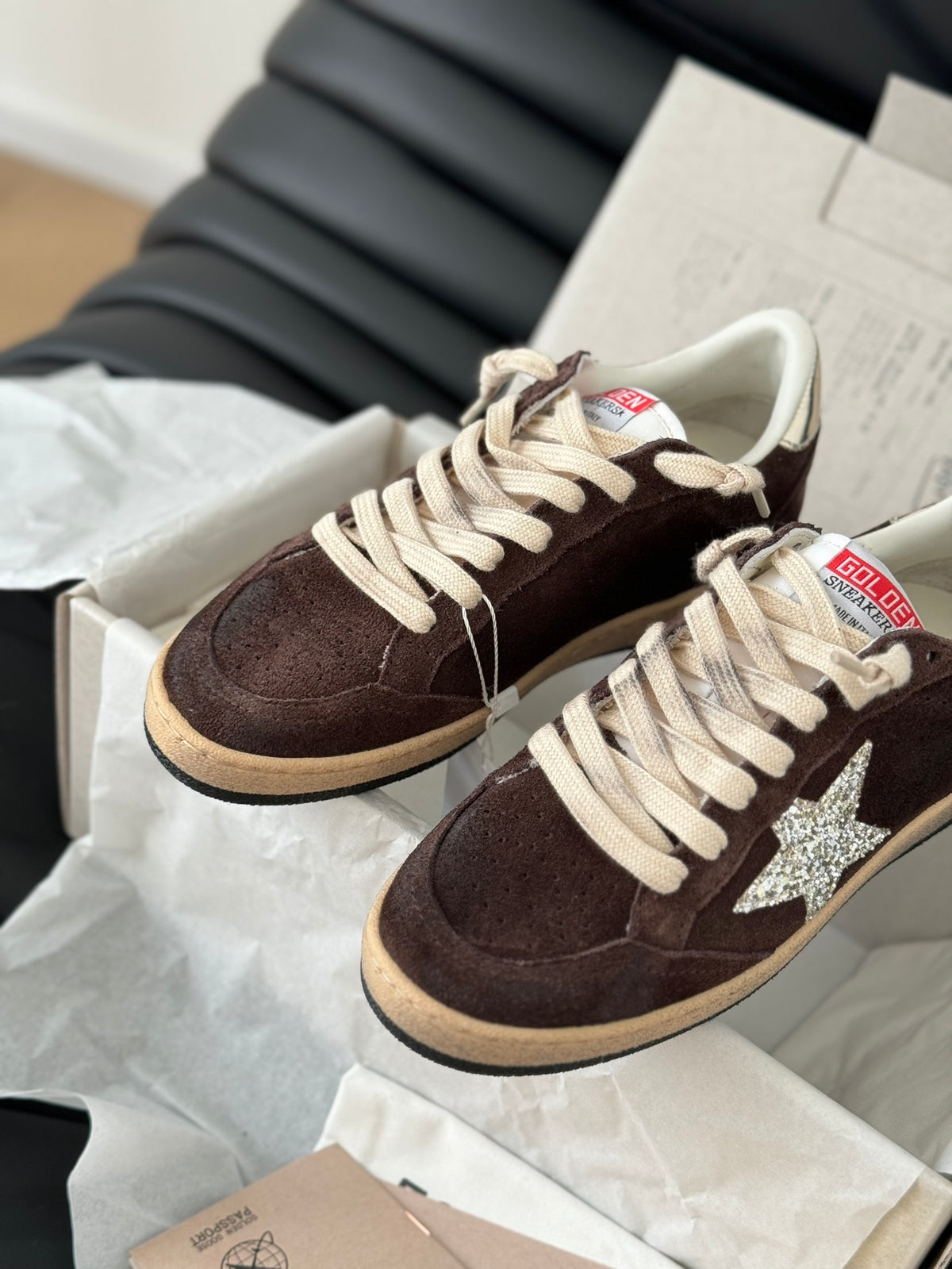 Golden Goose Vintage Distressed Sneakers #294