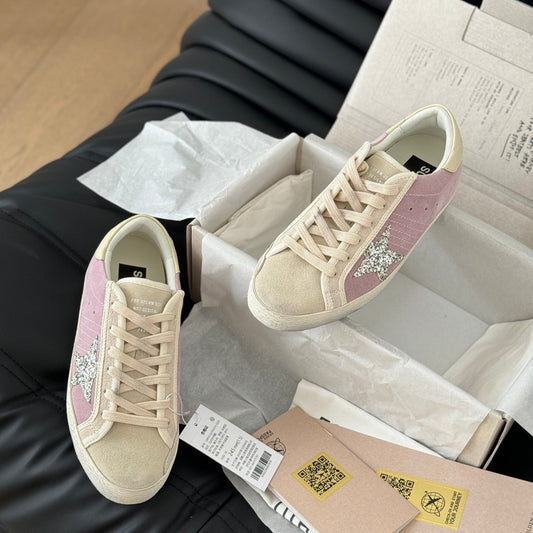 Golden Goose Vintage Distressed Sneakers #278