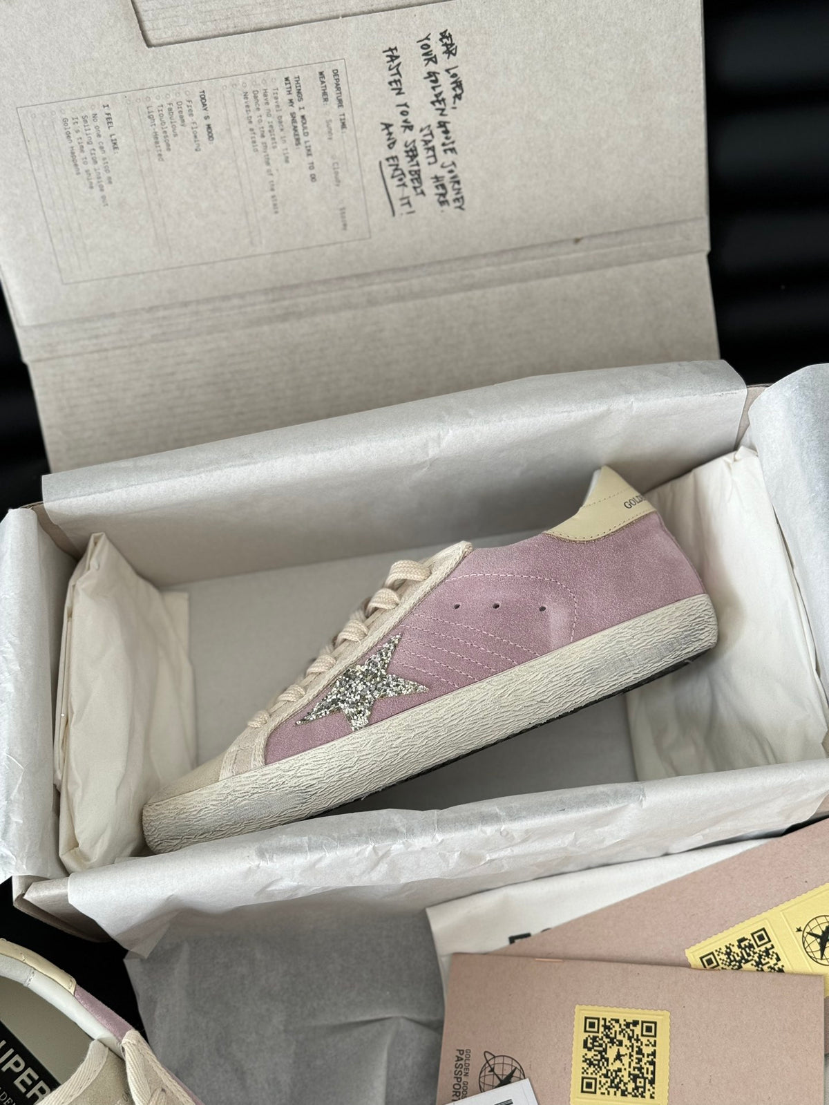 Golden Goose Vintage Distressed Sneakers #278