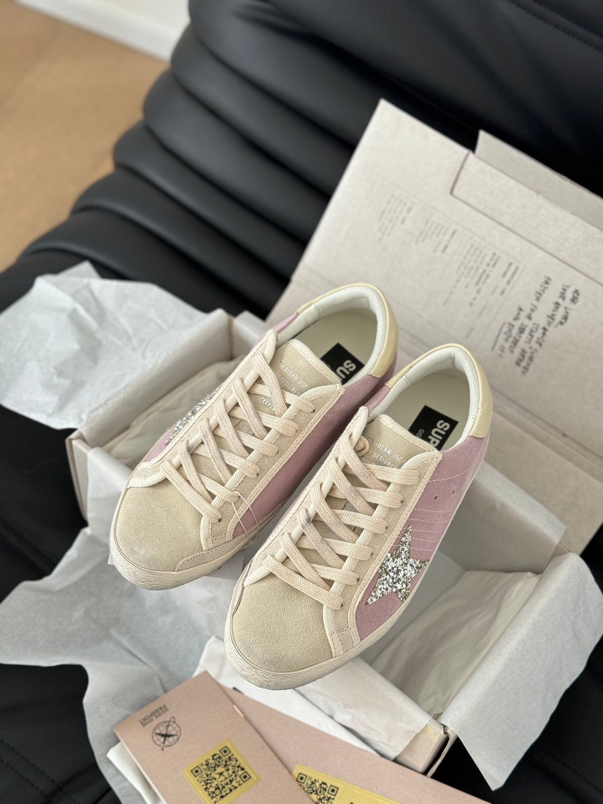 Golden Goose Vintage Distressed Sneakers #278
