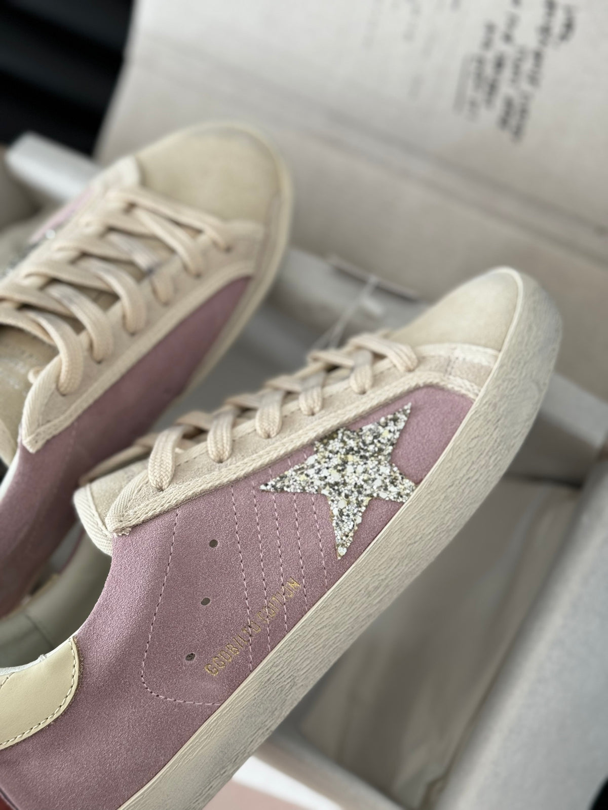 Golden Goose Vintage Distressed Sneakers #278