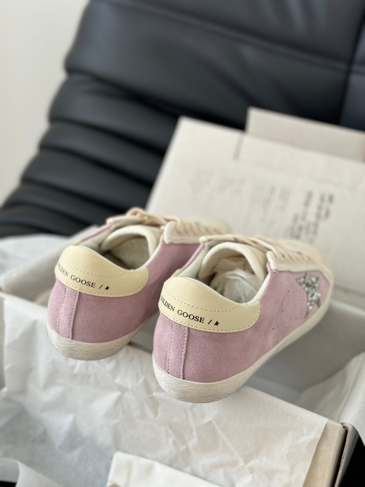 Golden Goose Vintage Distressed Sneakers #278