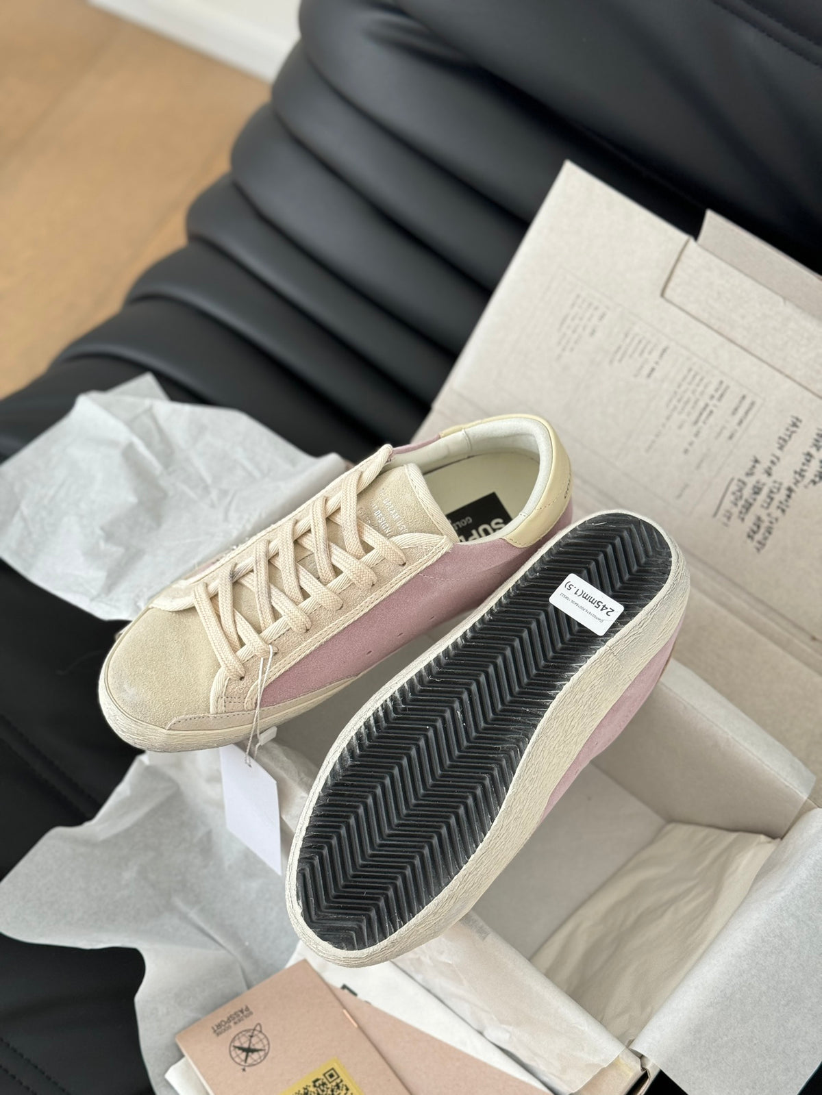 Golden Goose Vintage Distressed Sneakers #278