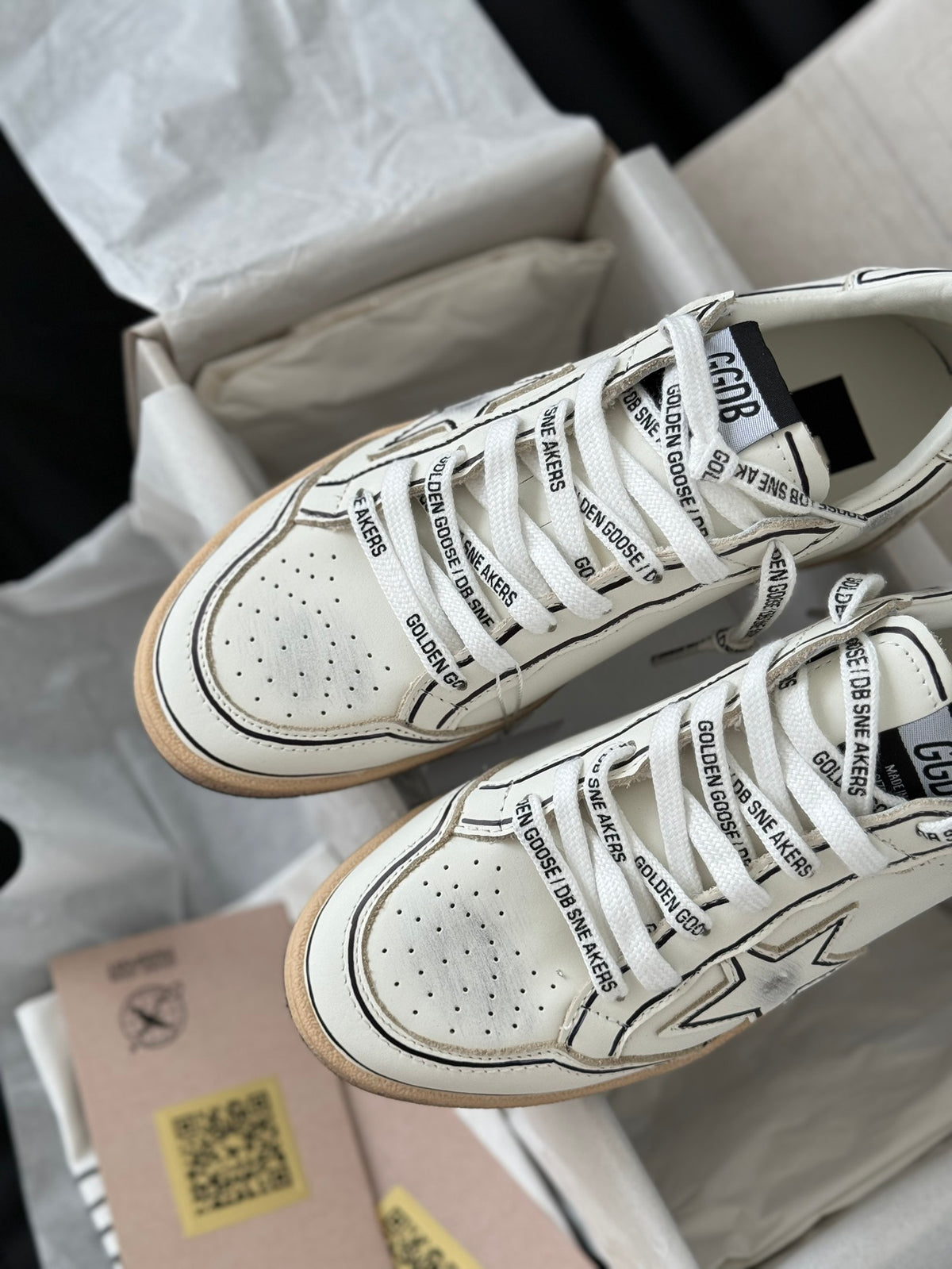 Golden Goose Vintage Distressed Sneakers #290