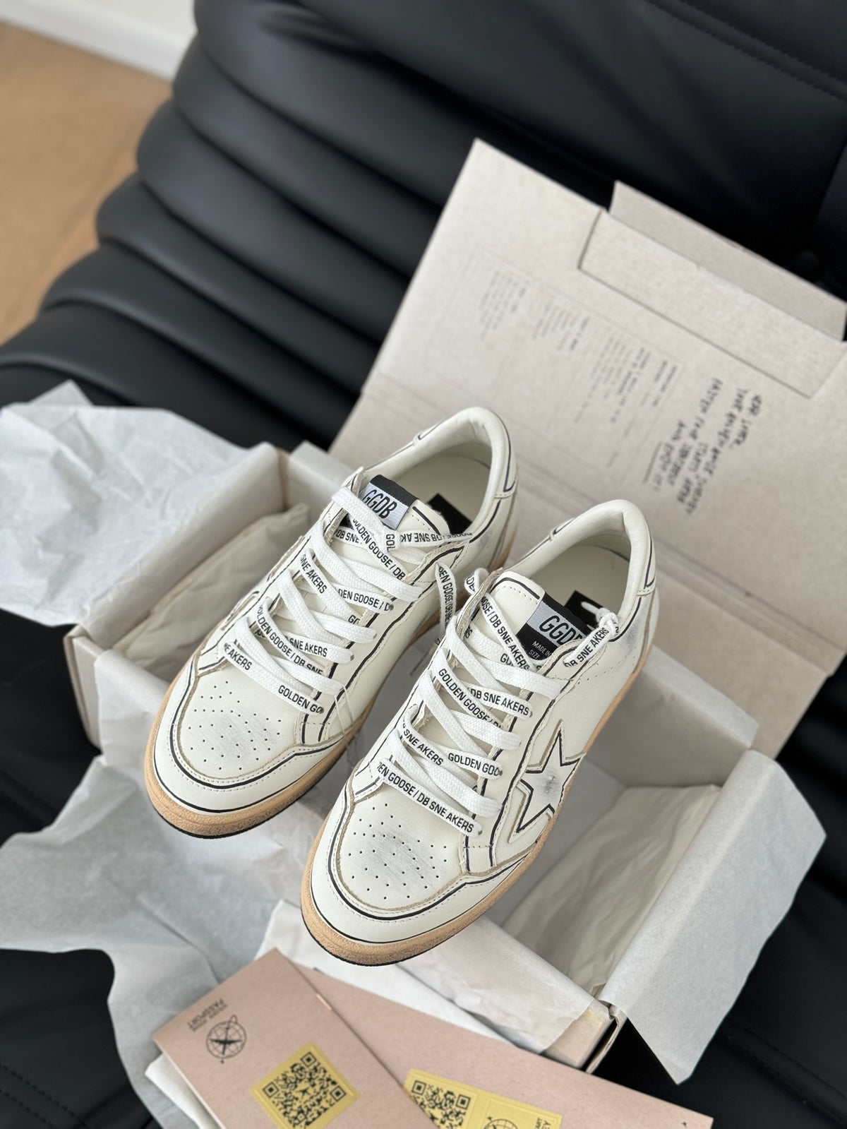 Golden Goose Vintage Distressed Sneakers #290